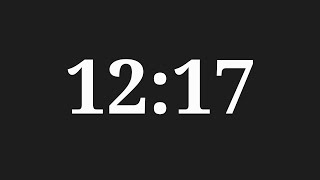 Celebrity 12 Minutes 17 Seconds Countdown Timer Wealth