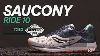 saucony ride 10 homme 2016