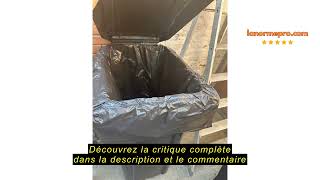 Avis Sur La Sanygiene Sac Poubelle 360L X100 Housses Protection Conteneur 360 Litres Certfié R
