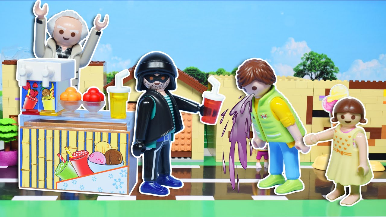 ابو دومه حط سم في العصير بتاع ظلطة - عائلة ساندي - قصص اطفال