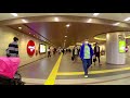 【OSAKA DIRECTION】KINTETSU NAMBA Sta. to NANKAI NAMBA Sta. through underground shopping arcade