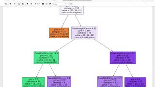 DecisionTreeClassifier for IRIS dataset