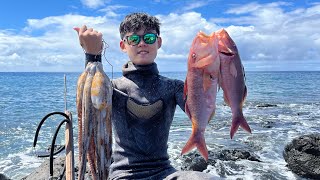 Spearfishing New Spot For BIG Goats! | Moana Kali Catch And Cook