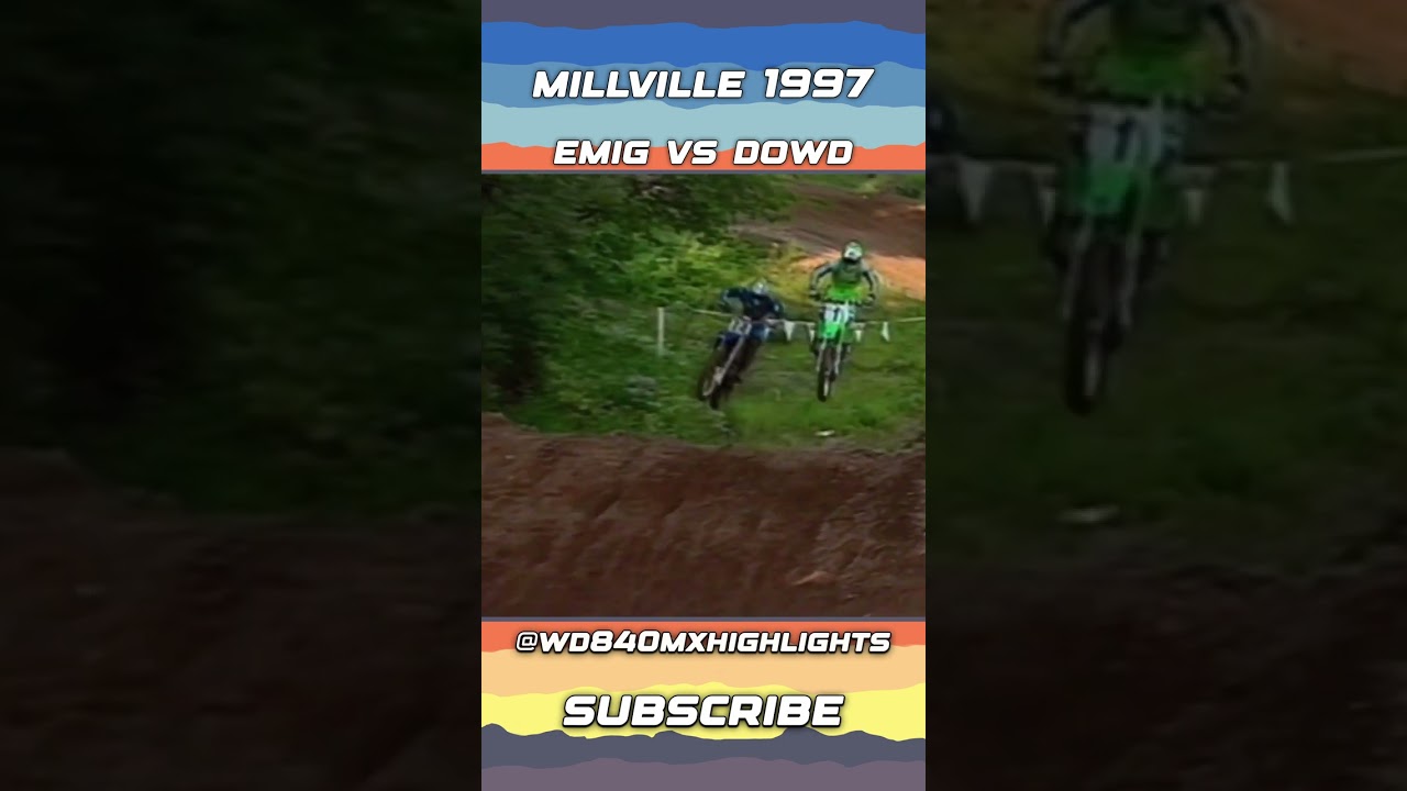 WATCH: Emig vs Dowd At The Spring Creek Motocross 1997