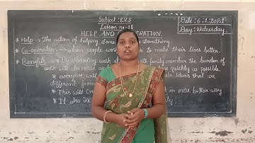 2nd EVS Help & Co operation Part 1 Class by Victoria