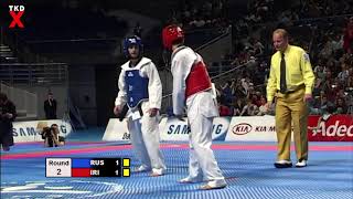 Taekwondo Worlds 2005 Male Light Final - Alan Akoev (Russia) v Hadi Saei (Iran)