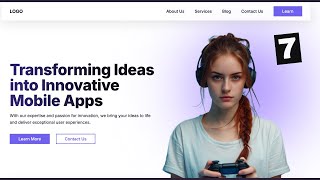 Design A Modern Responsive Homepage Using HTML, CSS & JavaScript (Blog Section)