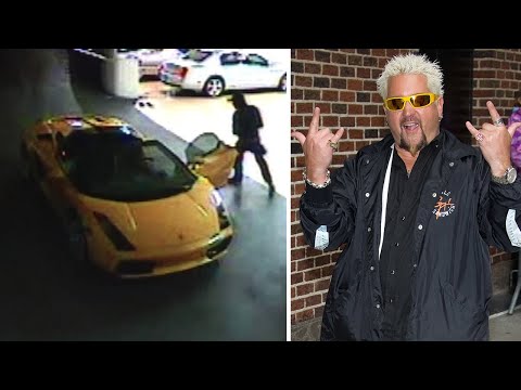 See teen steal celebrity chef Guy Fieri&rsquo;s Lamborghini