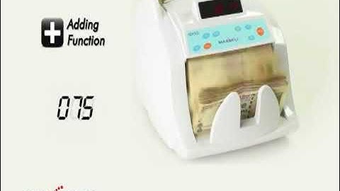 Maxsell MX50i   Intelligent Note Counting Machine Demo
