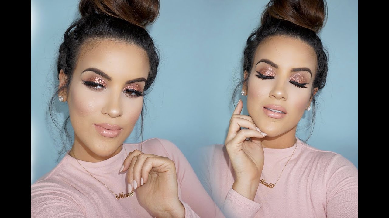 Makeup Look | Glittery Glowy Glam - NICOLE GUERRIERO