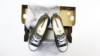 КЕДЫ  БАЛЕТКИ CONVERSE CHUCK TAYLOR ALL STAR BALLET LACE GREY(Купить кеды: http://surfandsnow.ru/converse-547164.html Кеды-балетки – универсальная обувь, которая подчеркивает изящность..., 2016-04-19T07:59:55.000Z)