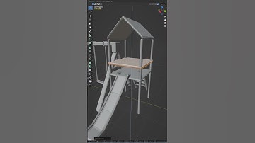 [Swing Set] Blender Low Poly Modeling Day 38/365