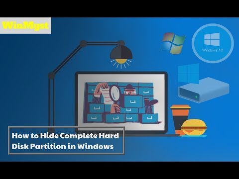 How to Hide Hard Disk Partition in Windows 7||8||10 without using ...