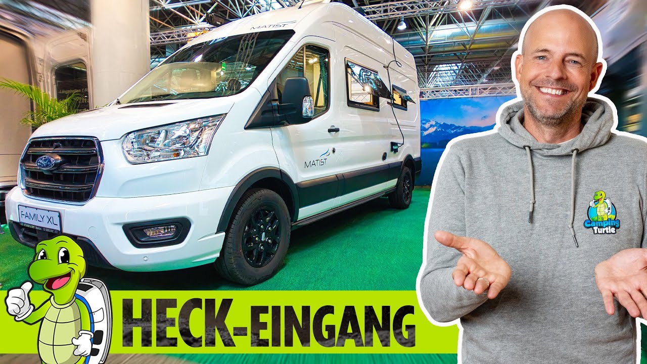 HECKBAD mit EIGENEM Zugang | L-Küche | 5 Personen in 6 Meter WOHNMOBIL | MATIST Family L & XL