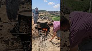 Köyde Üzüm Pekmezi Yapımı