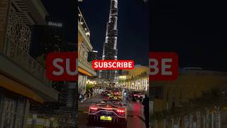 🤩 this is Dubai super cars show time #dubai #automobile #burjkhalifa #supercars