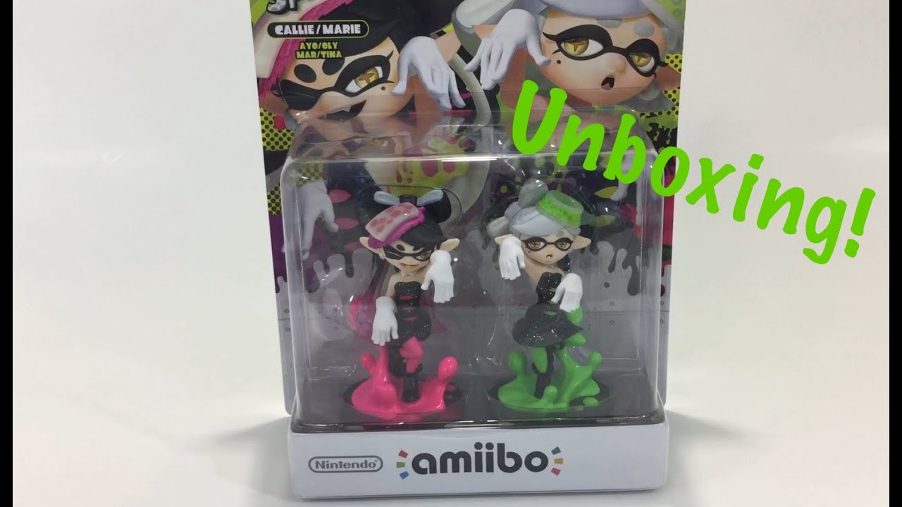New amiibo Splatoon - Squid Sisters Unboxing! - YouTube