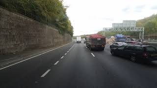 M25 lorry crash