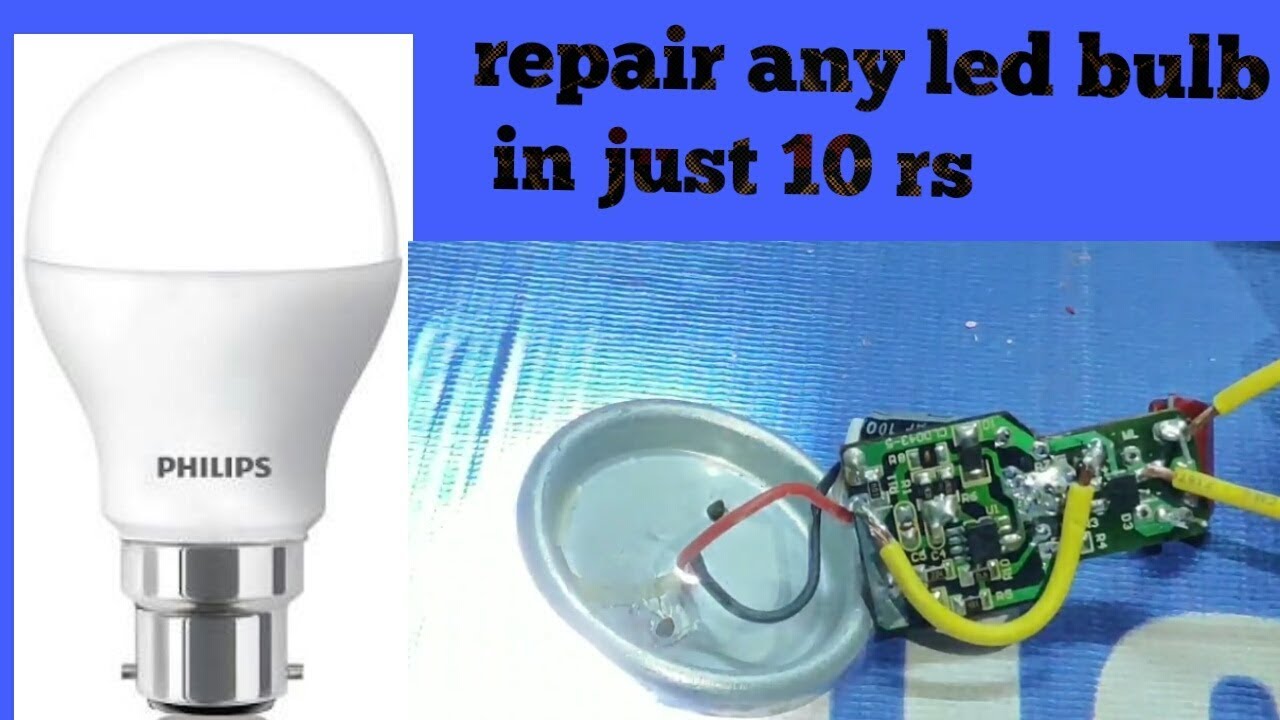 how to open any led bulb to fault finding and repair any led bulb in