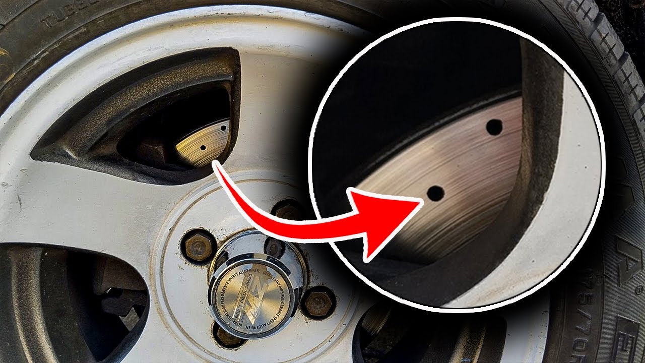 Улучшение тормозов Лада Калина. Перфорация тормозных дисков своими ...