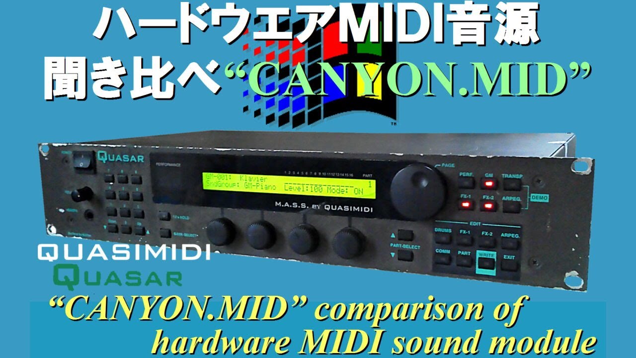 Watch CANYON.MID for QUASIMIDI QUASAR on YouTube Watch CANYON.MID for QUASIMIDI QUASAR on YouTube