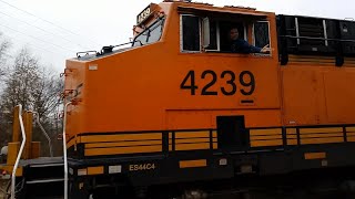 Little Chase Of BNSF 4239 West