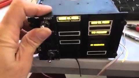 UH1D Caution Panel for Simulator interfacing