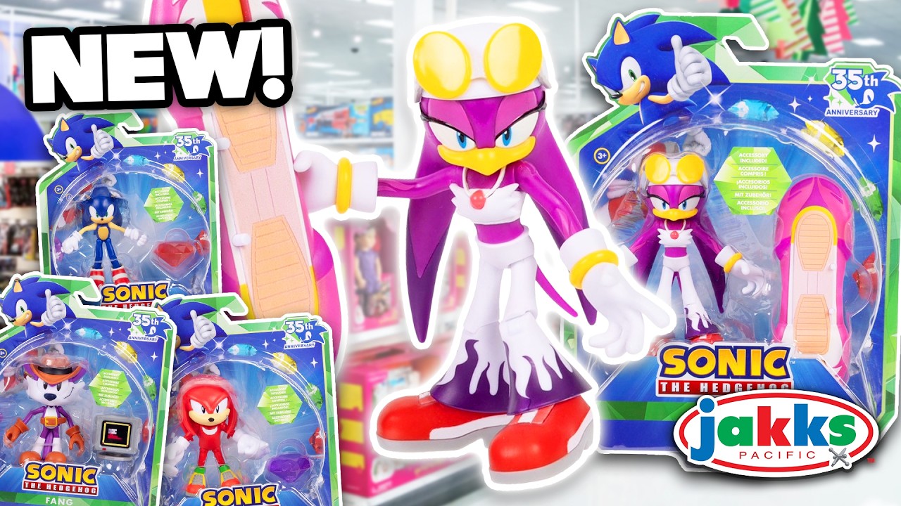 New ソニック NEW JAKKS SONIC WAVE 26 FIGURES REVEALED! (WAVE THE SWALLOW, FANG