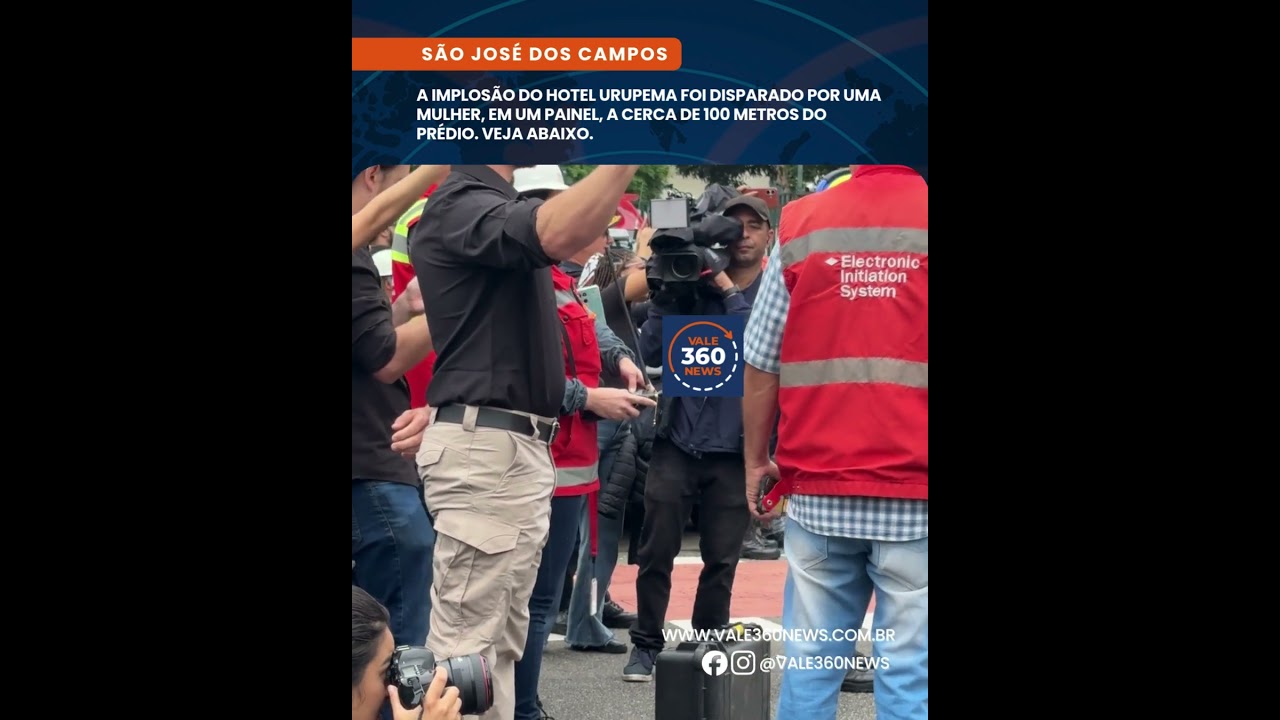 A implosão do Hotel Urupema foi disparado por uma mulher a cerca de 100 metros do prédio 