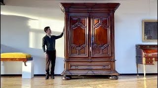 Late 17th century French Antique/Period Furniture: Monumental Walnut Armoire from Périgord!
