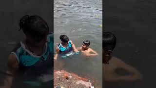 Take Holy bath in Maa Narmada River in Madhya Pradesh youtubeshorts shortvideo ytshorts