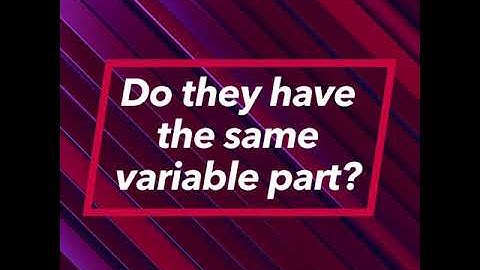 Like and unlike terms: 2xy and -3yx