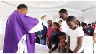 Famous Emotional Ababu Namwamba Attends Ex-Wifes Prisca Mwaro's Requiem Mass Wealth