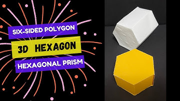 DIY 3D Hexagon | Origami Hexagon | How to Make 3D Hexagons? | Hexagonal Prism