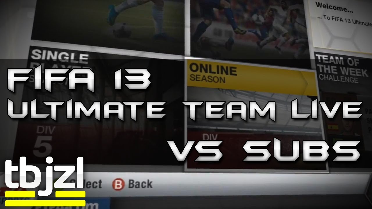 FIFA 13 Ultimate Team - LIVE 20K WAGERS vs Subs!