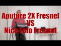 Aputure 2x Fresnel vs Nice Foto Fresnel