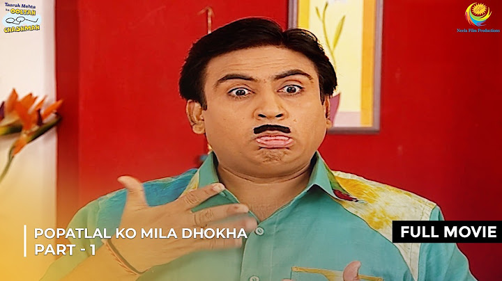 Popatlal ko mila Dhokha! | FULL MOVIE | Part 1 | Taarak Mehta Ka Ooltah Chashmah | तारक मेहता
