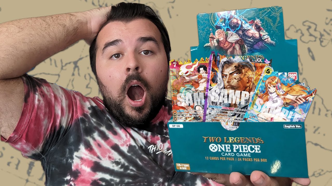 one piece card game two legends Amazon.com: BANDAI Two Legends Booster Pack OP-08 - One Piece Card Game main image 0