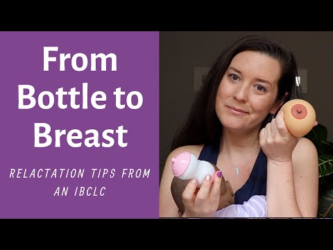 Relactation tips to increase milk supply and latch baby after stopping breastfeeding