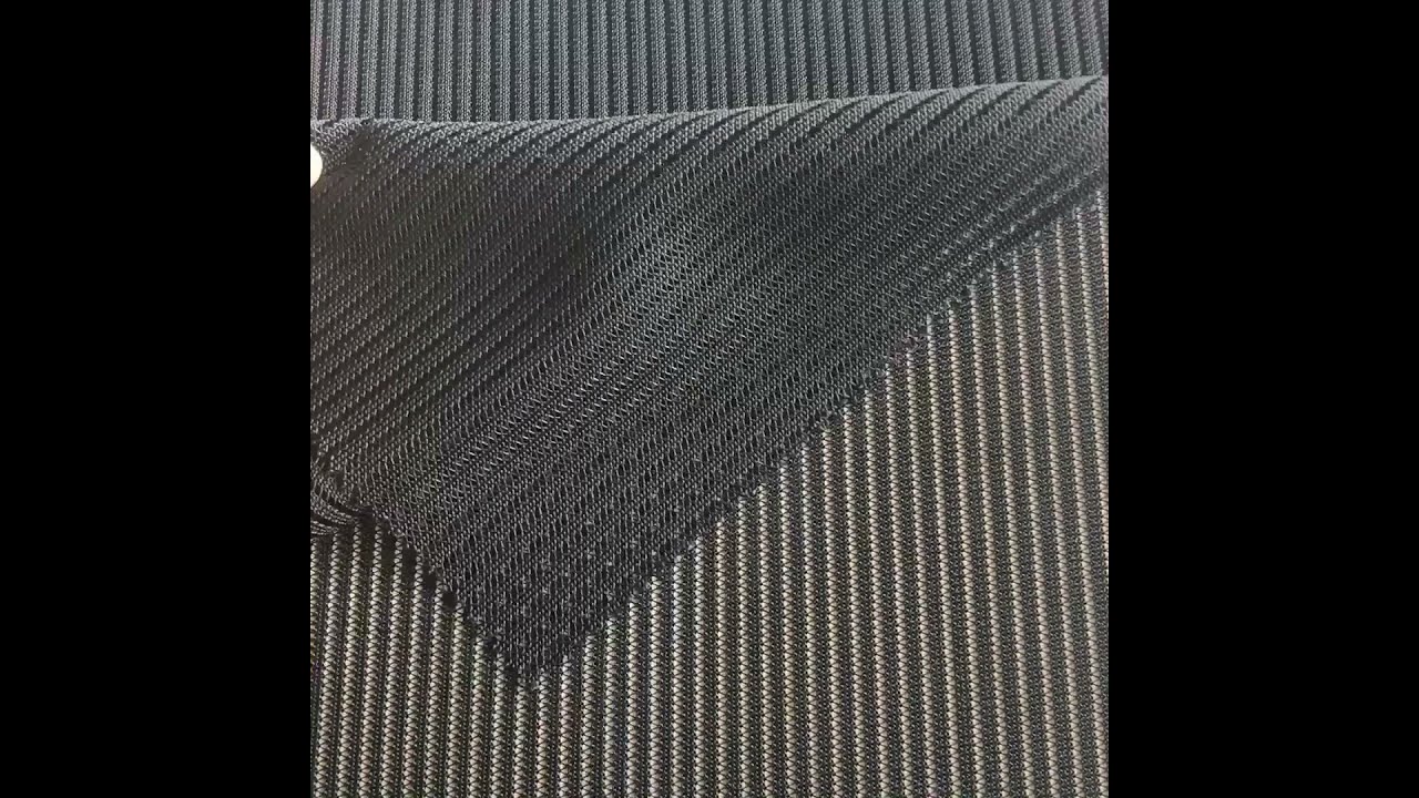 Polyester mesh High Strenth Stripe Mesh Fabric 320gsm ｜Used for Backpack Lining Fabric｜