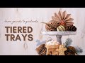 From Gourds to Garlands: Autumn &amp; Holiday Tiered Trays