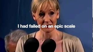 Motivational Speech JK Rowling on Failing and Failures