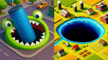 Hole.io VS Holein — the ultimate hole battle! 💥