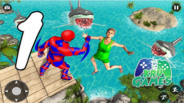 Superhero robot game police hero: rescue mission Gameplay Walkthrough #1 (Android, IOS)