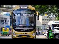 The longest running  volvo b8r 9600s  mr travels  ac sleeper  bangalore to jodhpur route viral