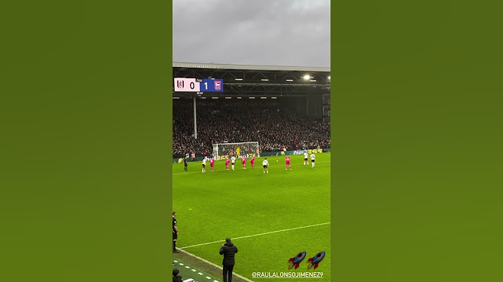 Fulham vs Ipswich 2-2 Raul Himenez first goal