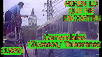 0147 Comerciales de Planificación Familiar (Canal 6, Nov. '89) y en 'Teleprensa' (Canal 2, 2/5/1989)