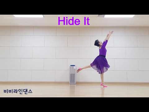 [높은초급] Hide It / 하이드 잇 - Line Dance | High Beginner Rolling 8-Count | #비비라인댄스 | #ViviLinedance