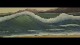 acrylic ocean paint wave easy techniques