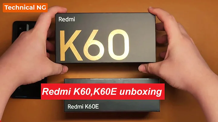 Redmi K60, Redmi K60E unboxing